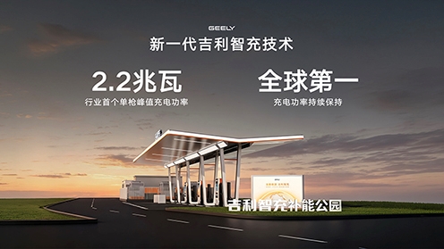 2.25兆瓦峰值功率！吉利智充开启AI安全快充新时代